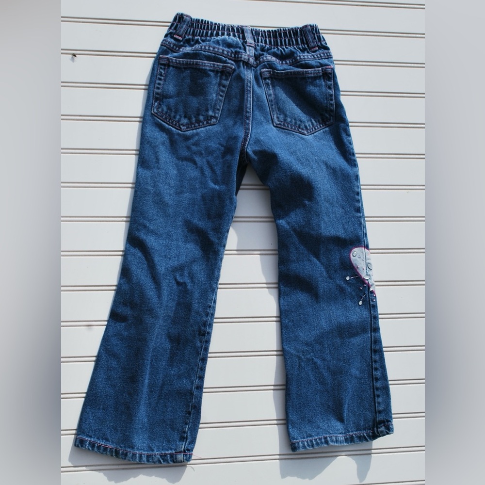 Vintage 2002 Barbie Avenue Blue Jeans with Rhinestone accents Girls Size 6 - Picture 4 of 13
